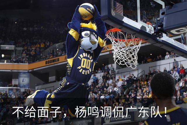 不给面子，杨鸣调侃广东队！